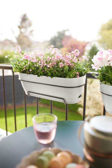 vibia campana balconnière 70cm blanc soie